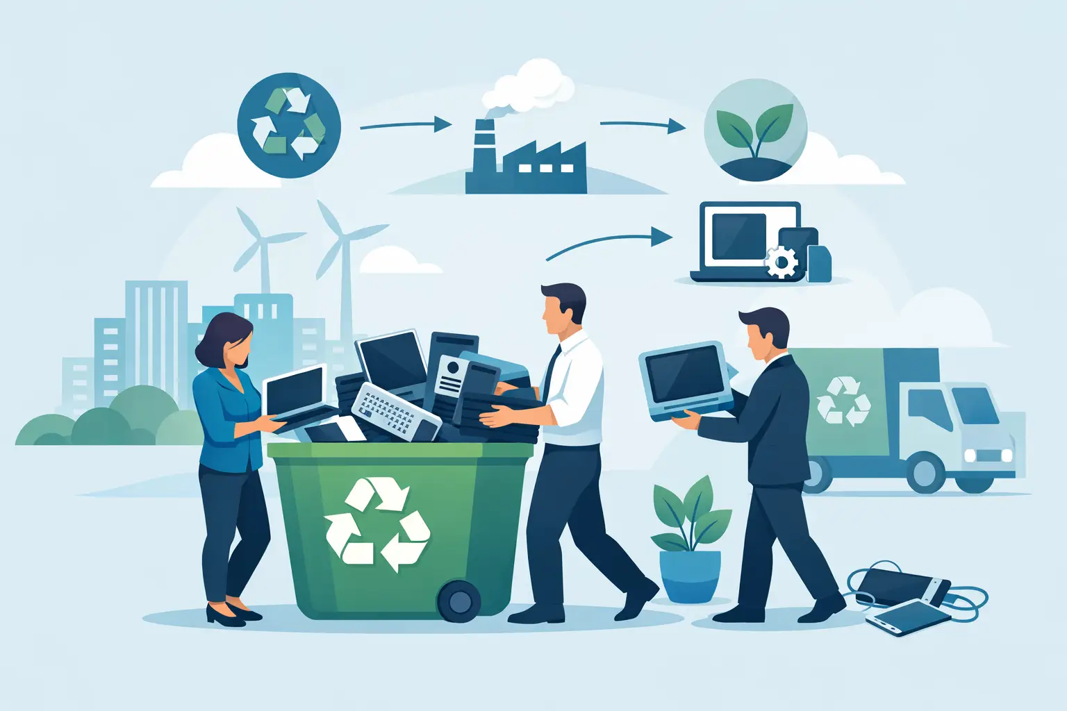 Business Electronics Recycling Guide for Teams