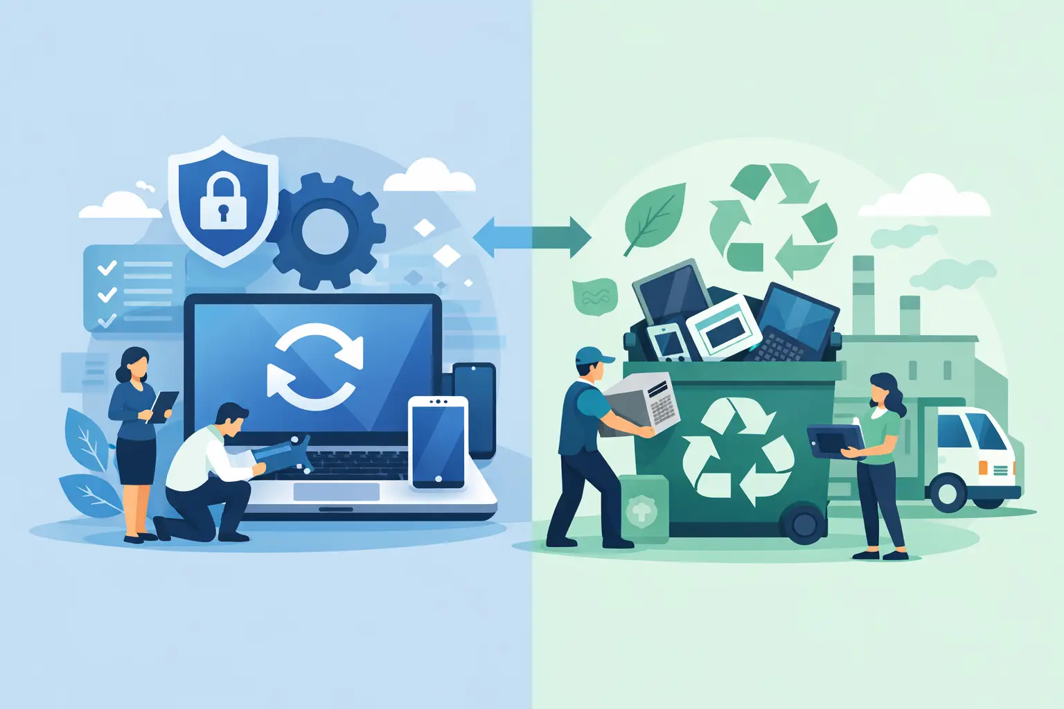 ITAD vs Electronics Recycling Explained