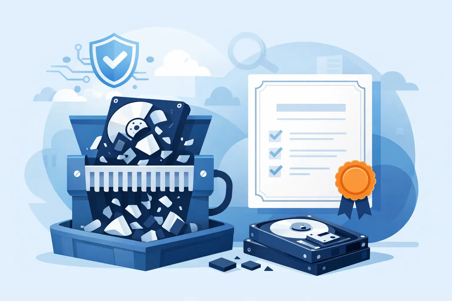 Hard Drive Destruction Certificate Example