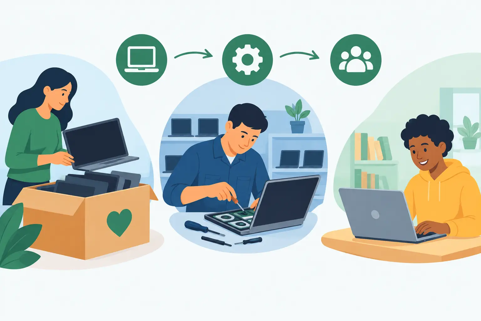 How Charitable Computer Refurbishment Programs Work
