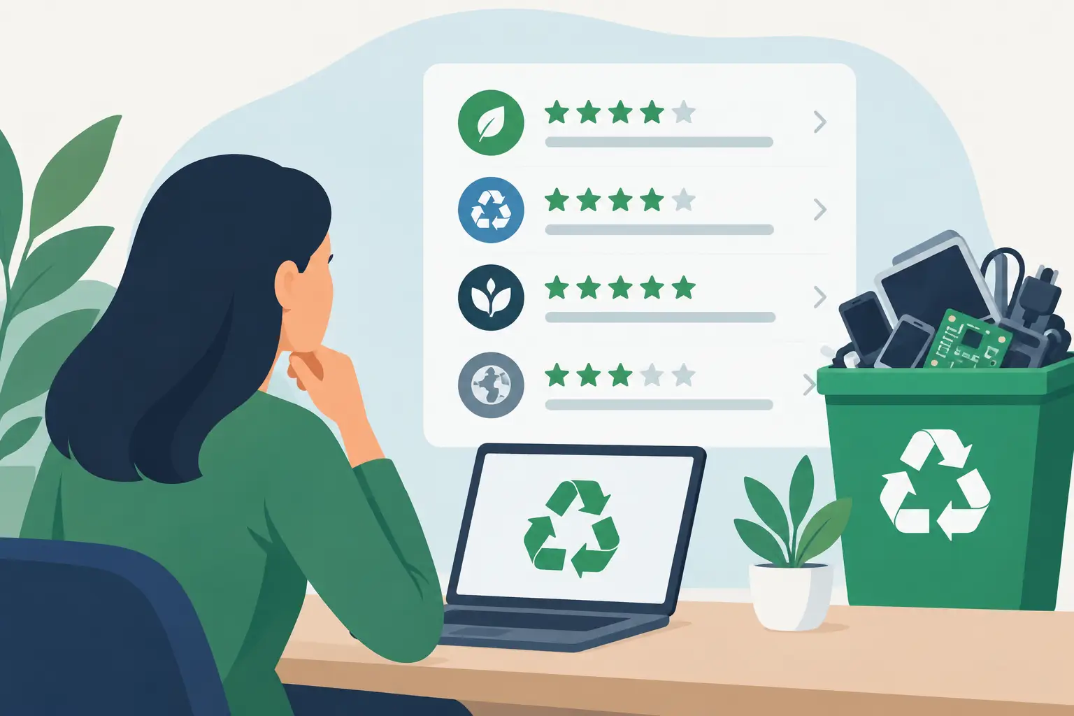How to Read Electronics Recycler Ratings
